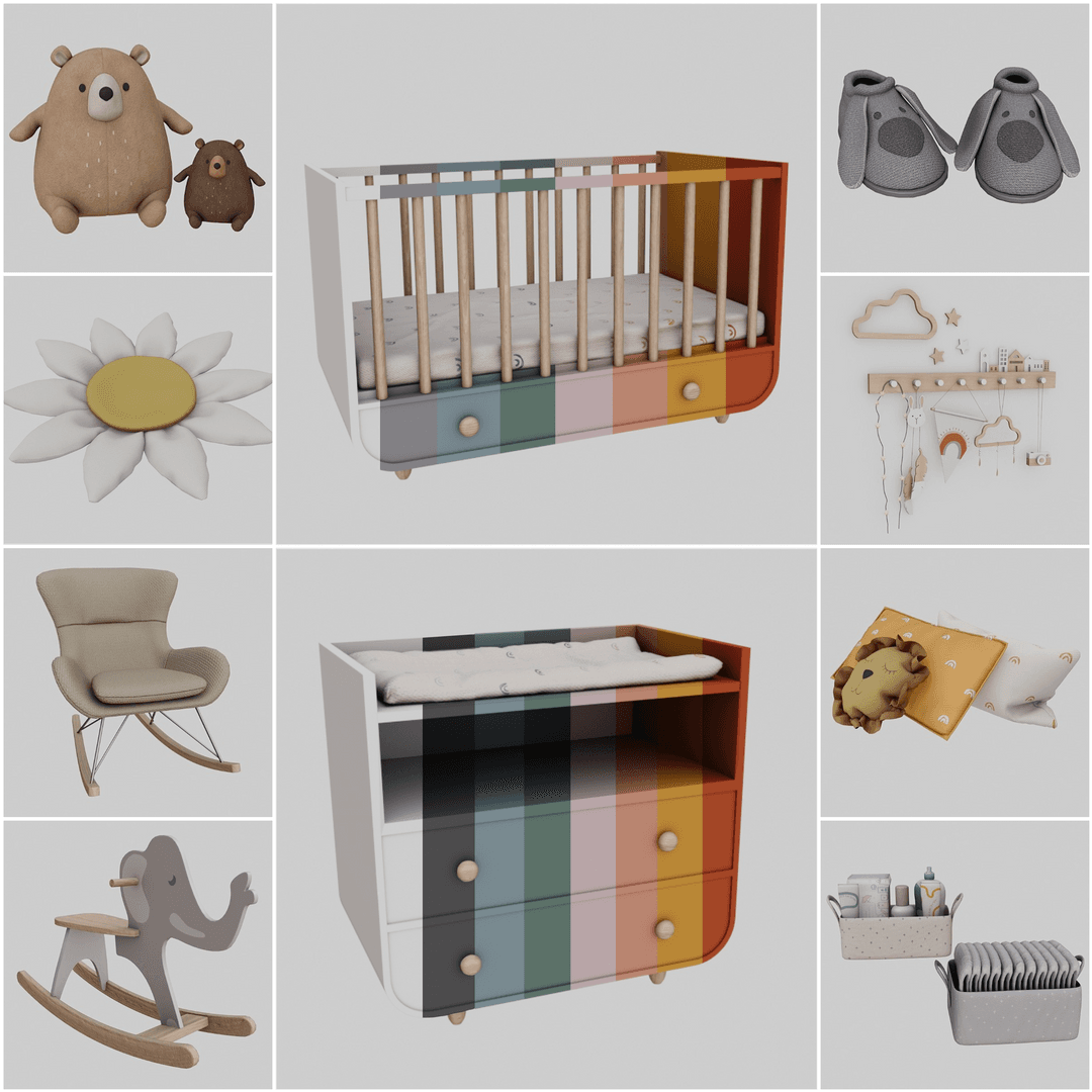 Комплект для детской Kiraz Nursery